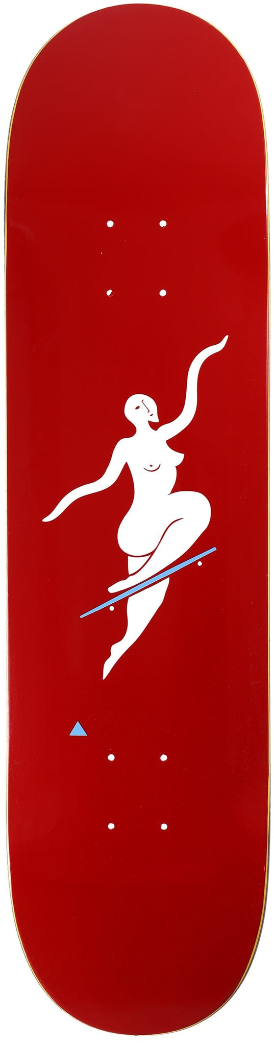 POLAR SKATE CO. NO COMPLY 8.25 SKATEBOARD DECK (RED)