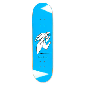 POLAR SKATE CO. POLAR ROMAN GONZALEZ STAY IN MOTION BLUE SKATE DECK - 8.125"