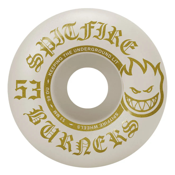 Spitfire Burner 99D White Wheels