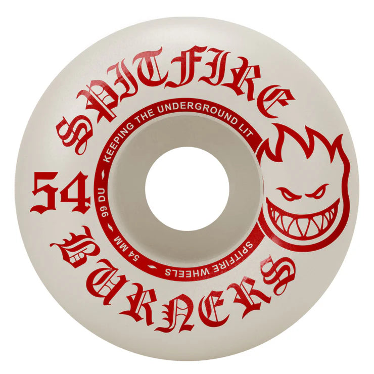 Spitfire Burner 99D White Wheels