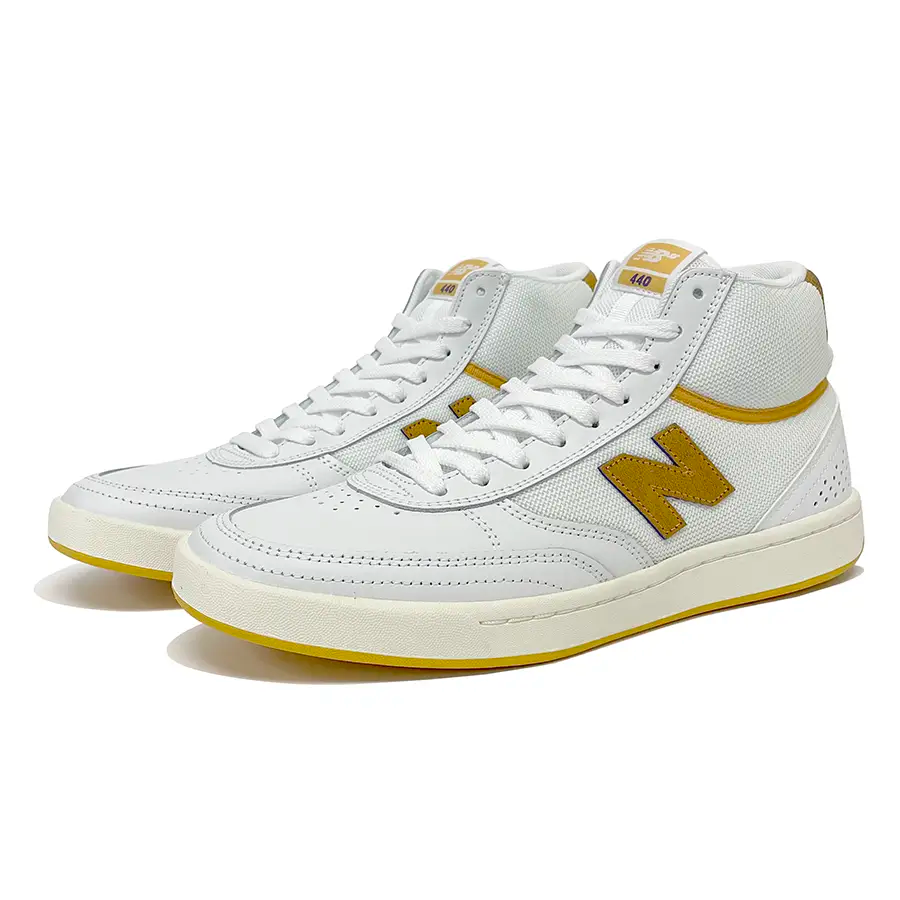 New Balance Numeric NM440 High Skateboarding Shoe (white/yellow)