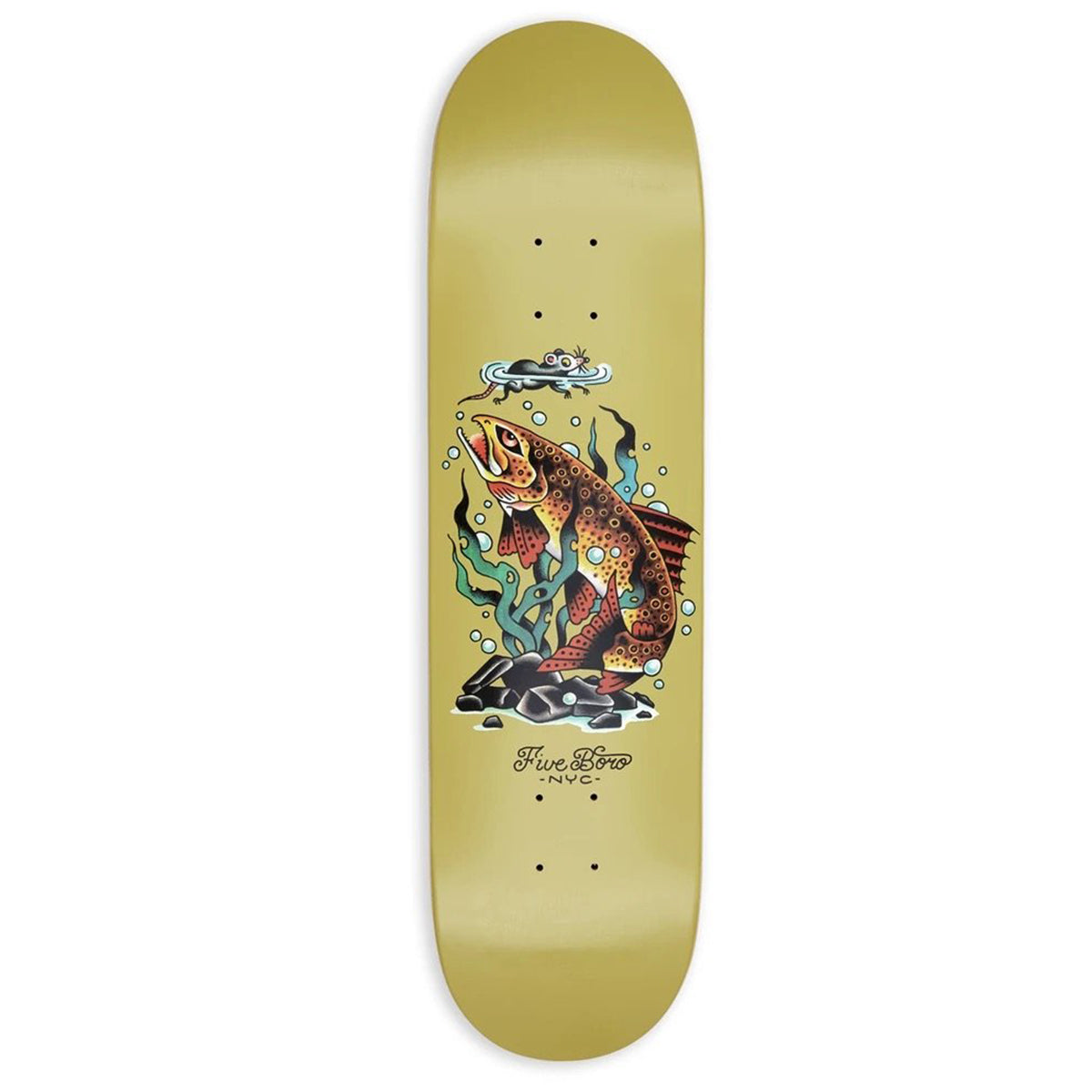 5 Boro Skateboards Fish 8.25 Deck