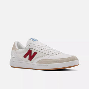 New Balance - Numeric 440 Shoe (White with burgundy)