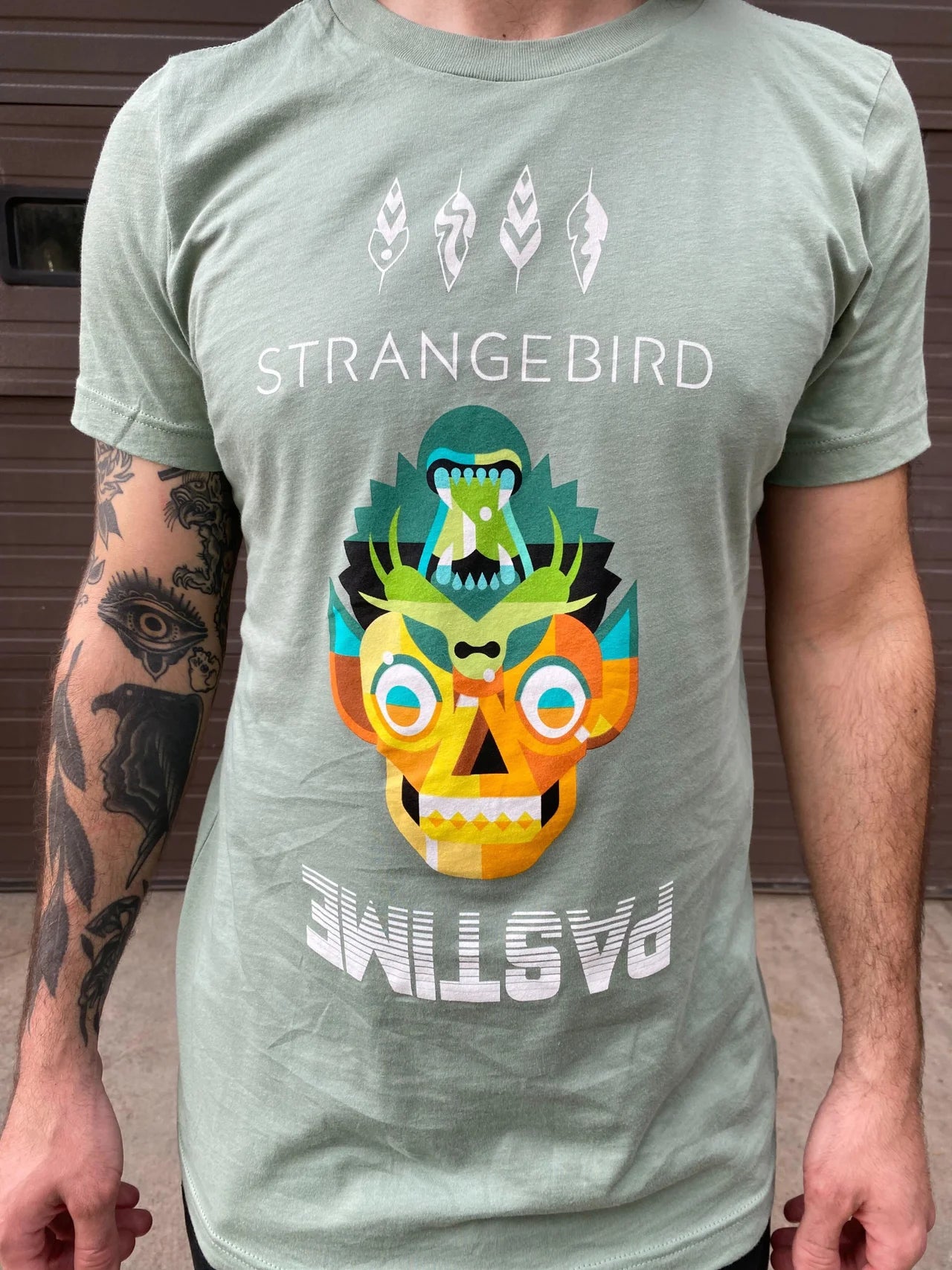 Strangebird x Pastime Shirt - Green